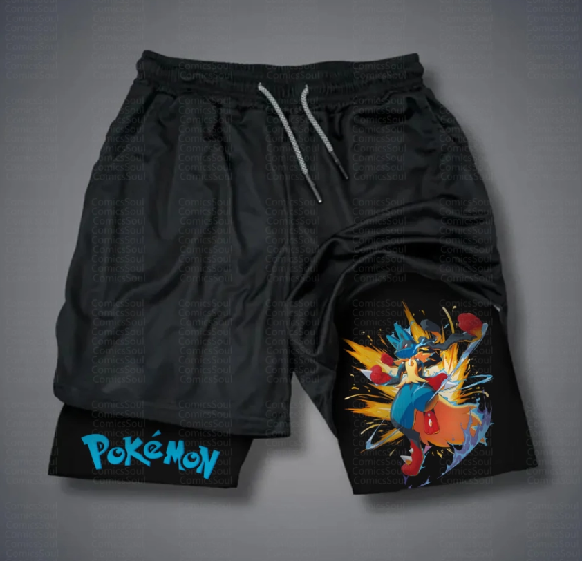 Badminton Anime - Official Pokémon Anime Collaboration Sports Shorts
