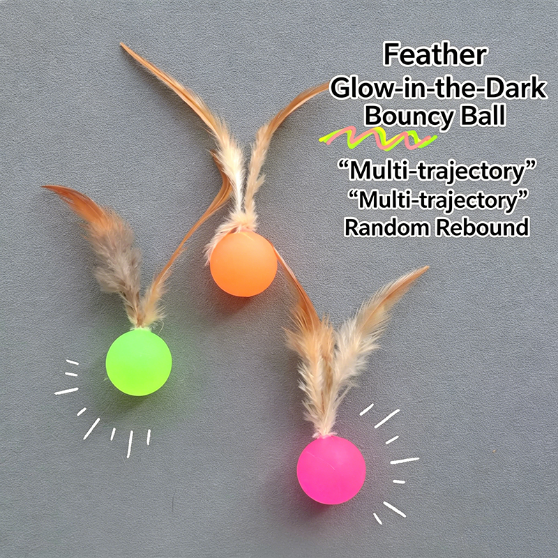 Badminton Talk - Elastic Bouncy Badminton Cat Toy Luminous