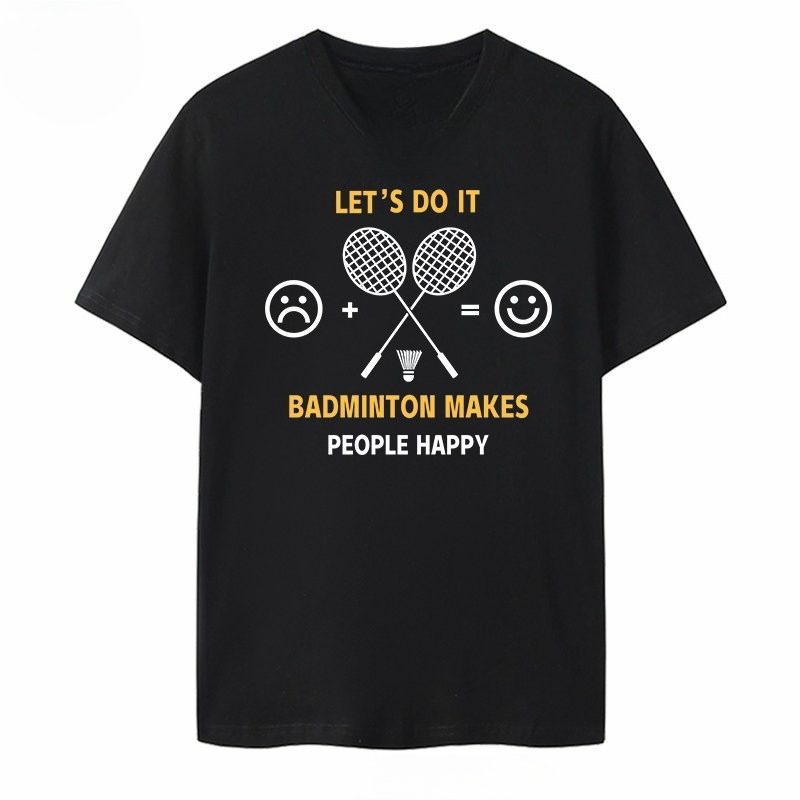 Badminton Emoji - New Spring/Summer 2026 Badminton Short-sleeved Emoji