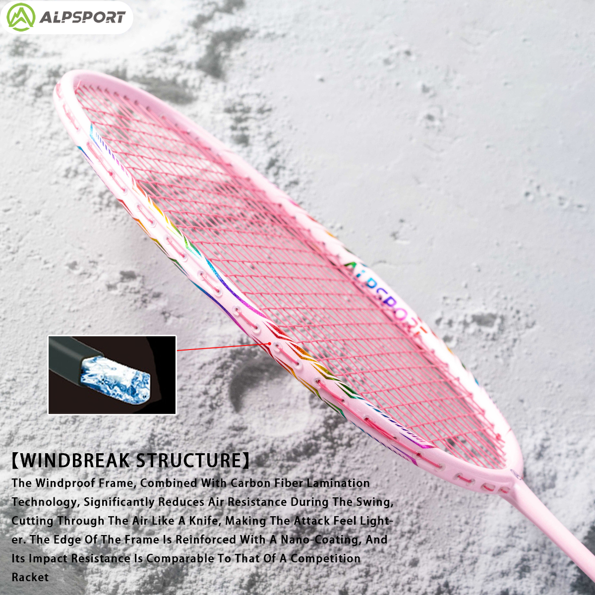 BBQ2.0 8U Ultralight 52g T800  - огляд і ціна Badminton Anime