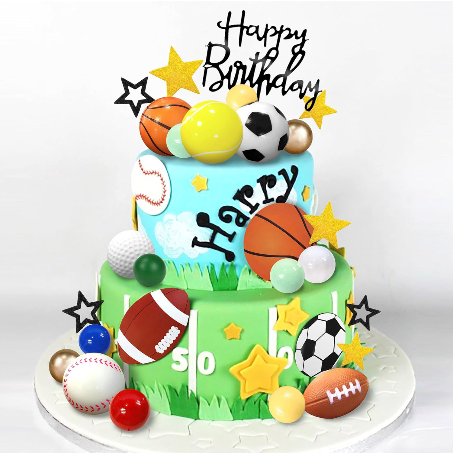37 PCS Sports Cake Toppers Spo - огляд і ціна Badminton Anime