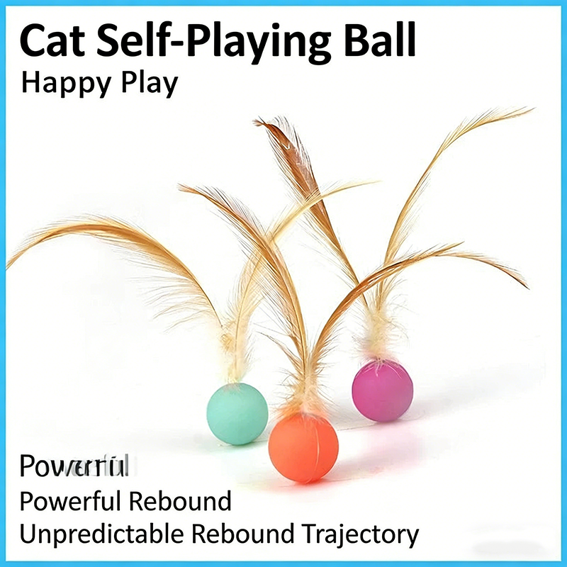 Soft Elastic Bouncy Cat Toy Lu - огляд і ціна Badminton Talk
